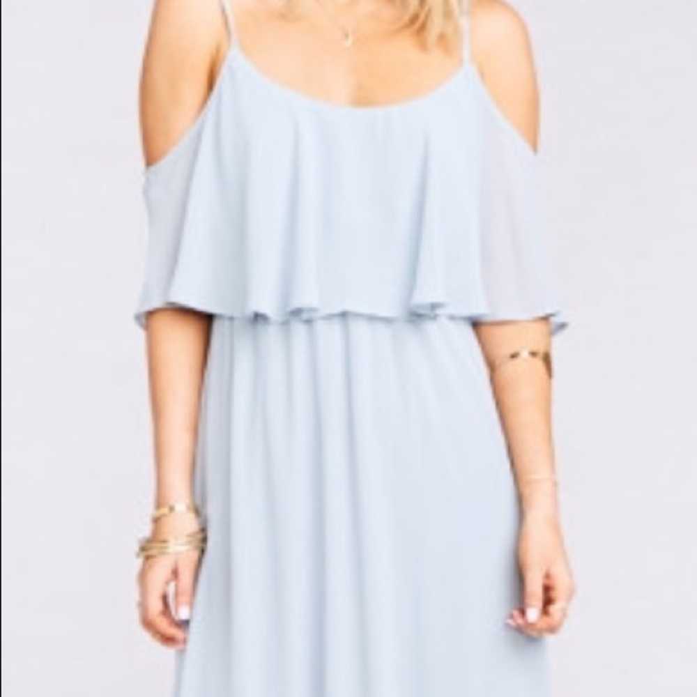 Show me Your Mumu Steele Blue Caitlin Dress